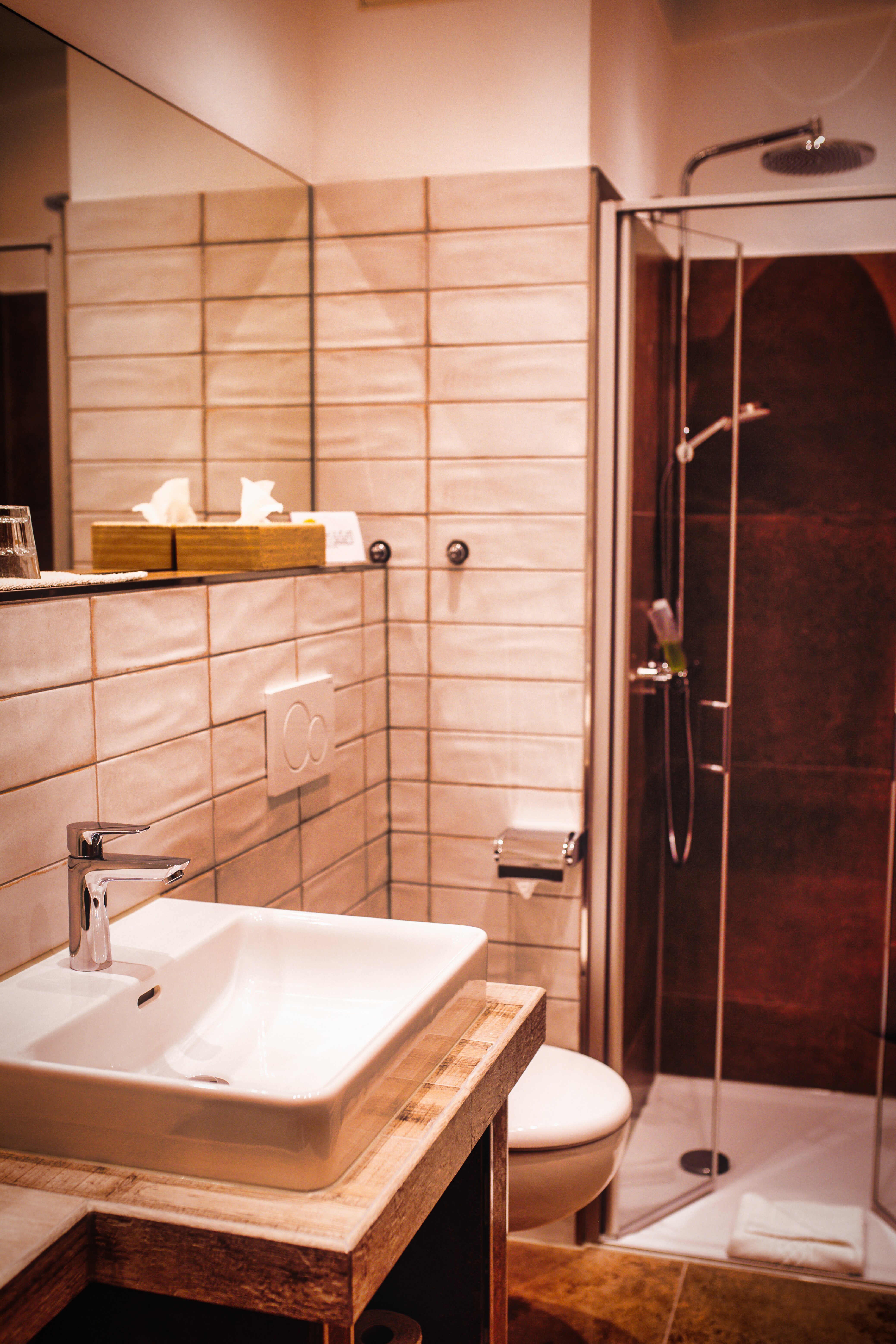 Ensuite bathroom at Sanssouci Palatina