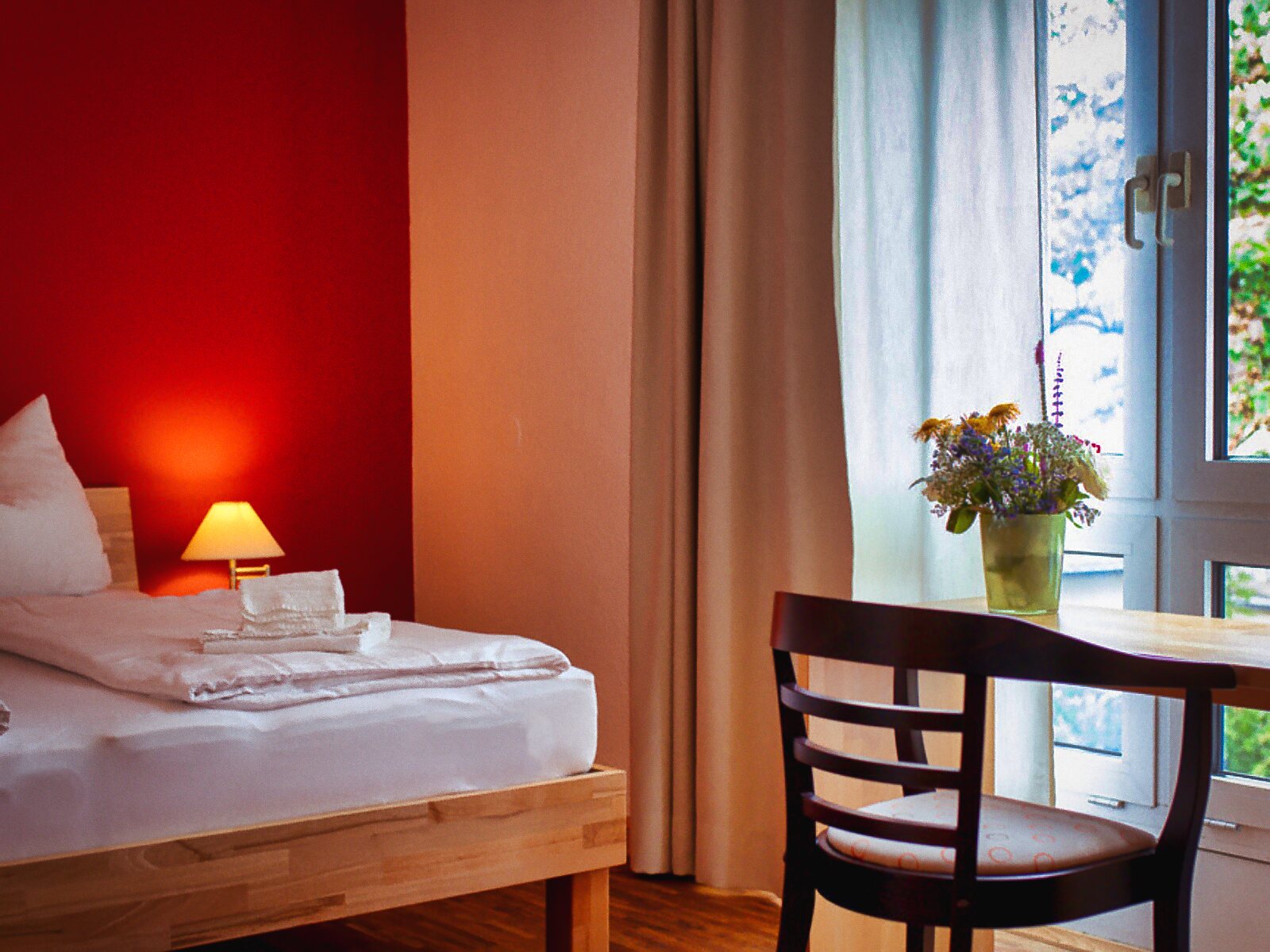 Guest bedroom at Sanssouci Palatina