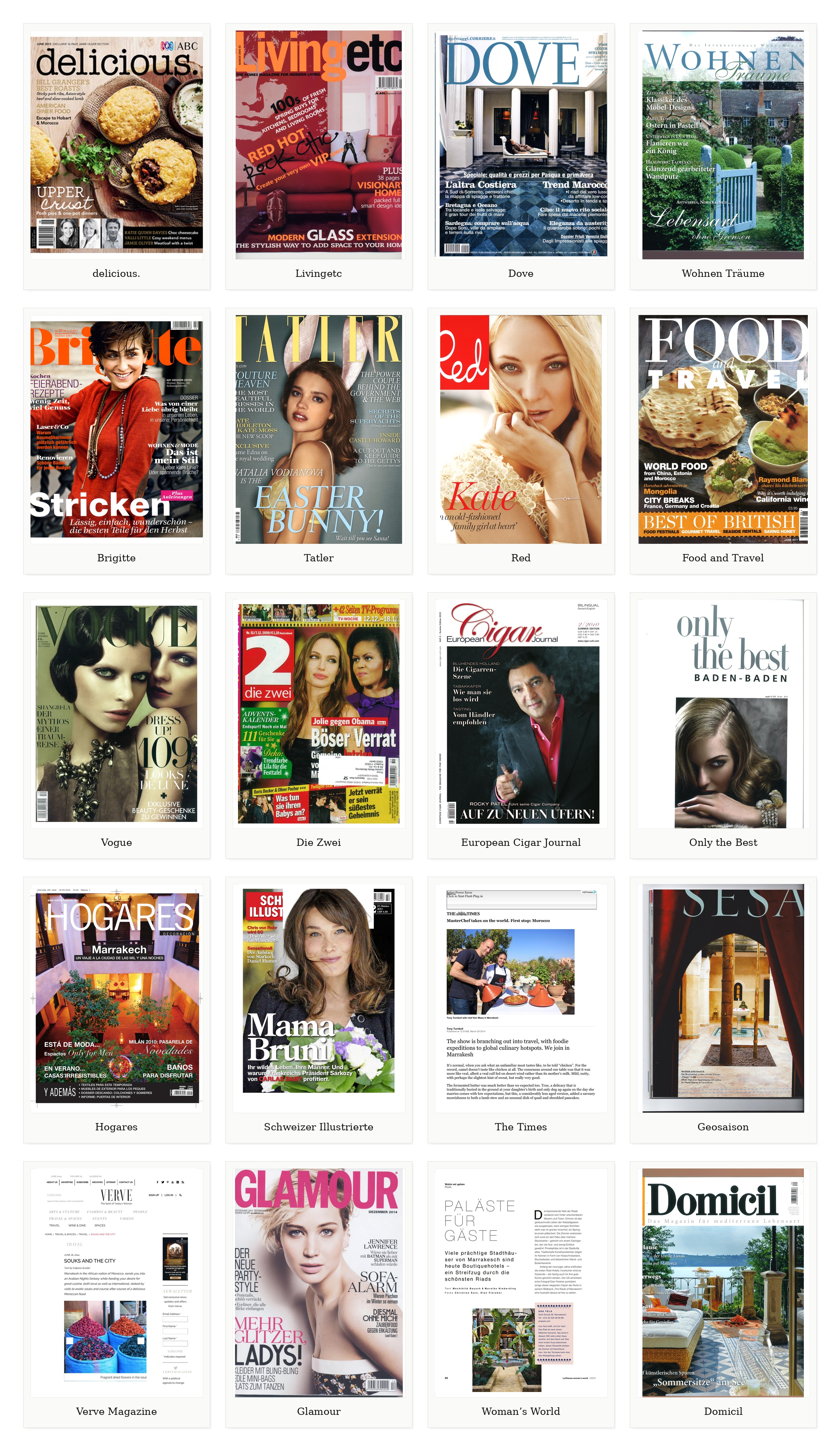 Sanssouci Collection press coverage