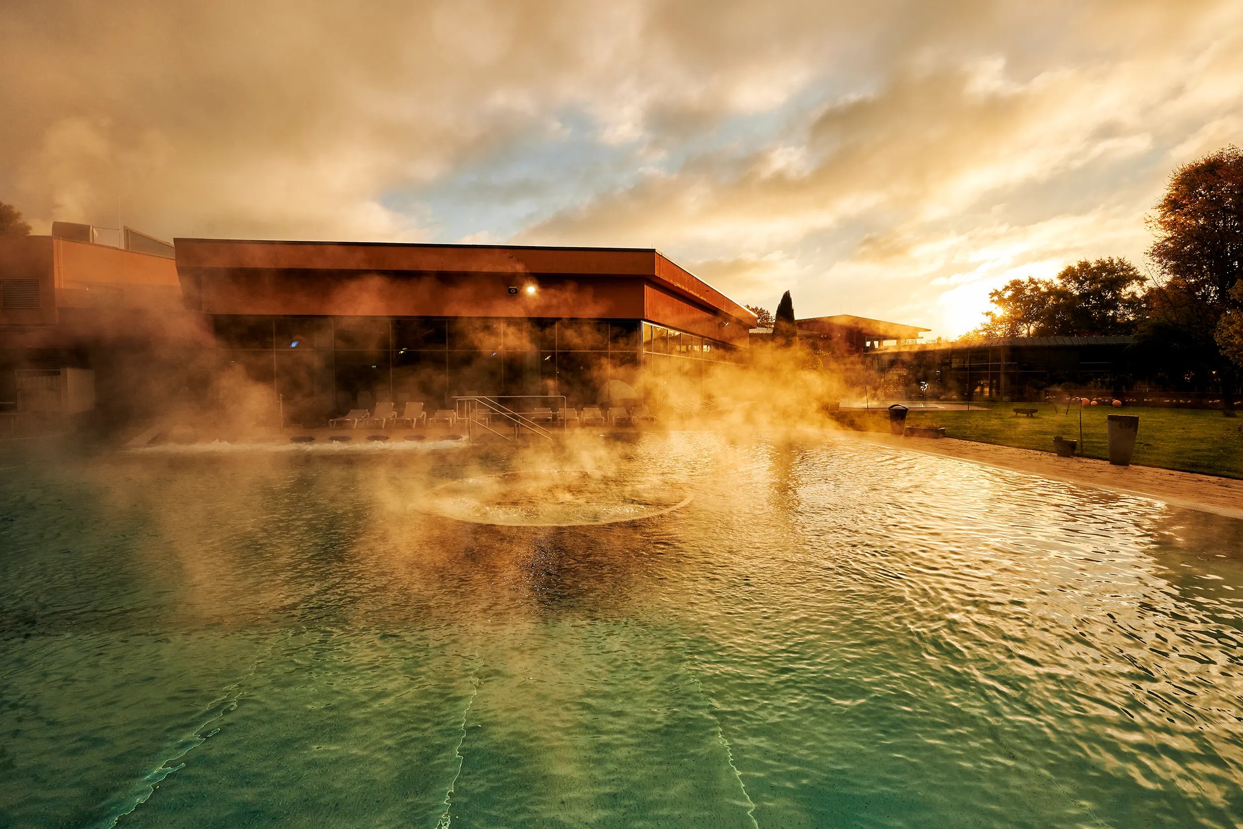 Thermal spa waters in the Palatinate